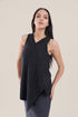 Patterned jacquard reversible asymmetric top